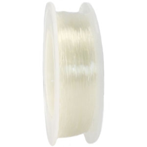 Elastiek rijgdraad 0.8mm Transparant