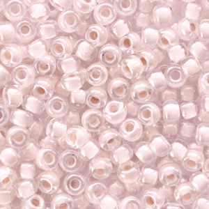 Miyuki rocailles 8/0 Blush lined crystal beige 8-215
