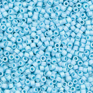 Miyuki kralen delica's 11/0 Opaque turquoise blue DB-725