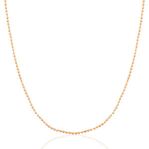 Roestvrij stalen (RVS) Stainless steel kettingen ball chain Mix & Match Ros&eacute; goud