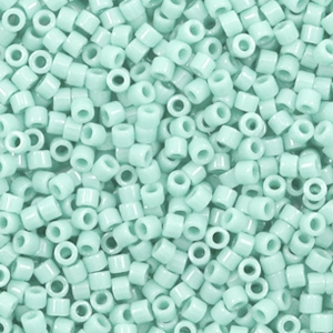 Miyuki kralen delica's 11/0 Duracoat opaque dyed mint aqua blue DB-2356