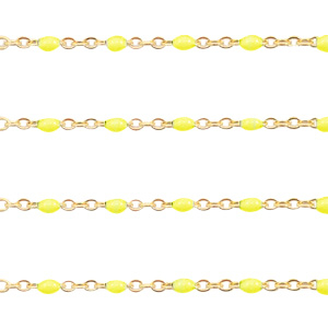 Roestvrij stalen (RVS) Stainless steel onderdelen jasseron 1mm Yellow-goud