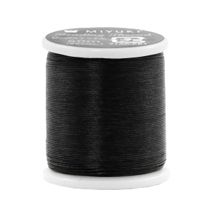 Miyuki beading draad XL Zwart