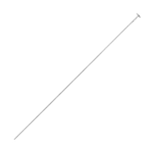 Roestvrij stalen (RVS) Stainless steel onderdelen nietstift 50mm Zilver