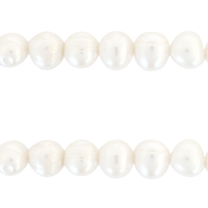 BQ Zoetwaterparels rond 9-10mm Natural white