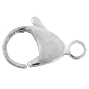 Roestvrij stalen (RVS) Stainless steel onderdelen karabijnslot 9mm Zilver