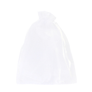 Sieraad zakje organza 13x18cm White