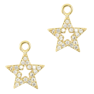 Zirkonia bedels ster Gold