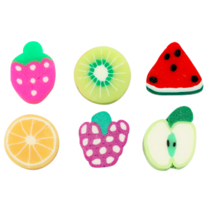 Polymeer kralen fruit mix Multicolour