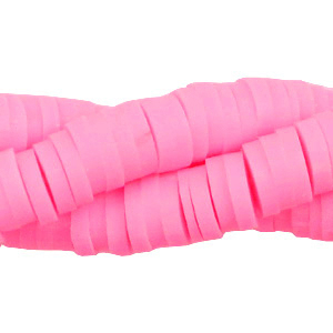 Katsuki kralen 6mm Neon pink