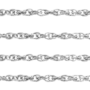 Roestvrij stalen (RVS) Stainless steel onderdelen jasseron schakel Zilver