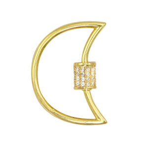 Zirkonia slot maan Gold