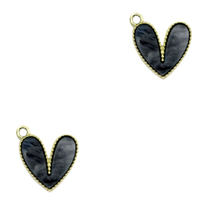Resin hangers hart Gold-anthracite