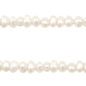 BQ Zoetwaterparels verticaal rijggat 5mm Natural white
