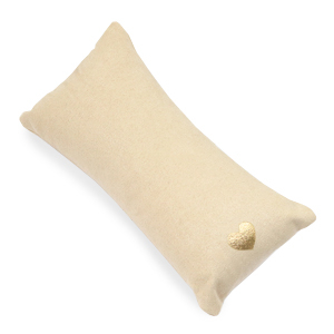 Sieraad display kussentje velvet &hearts; Natural beige