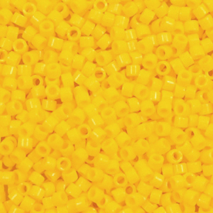 Miyuki kralen delica's 11/0 Opaque canary yellow DB-1132