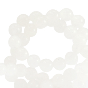Natuursteen kralen kwarts 6mm White