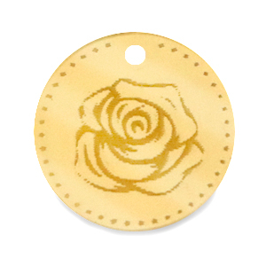 Plexx bedels 20mm Birth flower June-Rose Gold