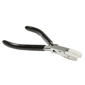 Beadsmith platbek tang Zwart-zilver
