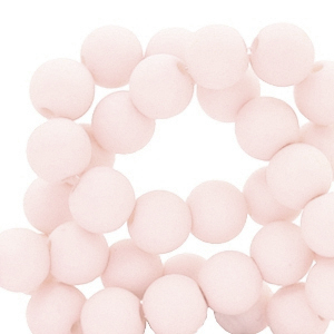 4 mm acryl kralen matt Touch of pink