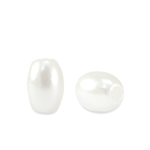 Imitatie zoetwaterparels rice White