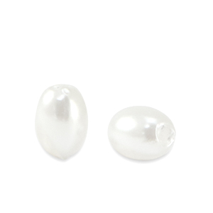 Imitatie zoetwaterparels rice White