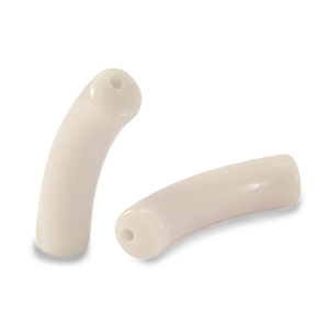 Acryl kralen tube Latte beige