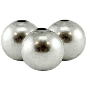 DQ metaal kraal 4mm Antiek zilver 