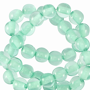 Polaris kralen rond 8 mm Cristallo Arlington green
