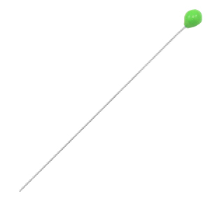 Onderdelen DQ metaal nietstift 52mm Antiek zilver-neon green (nikkelvrij)