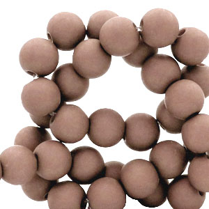 8 mm acryl kralen Mauve purple
