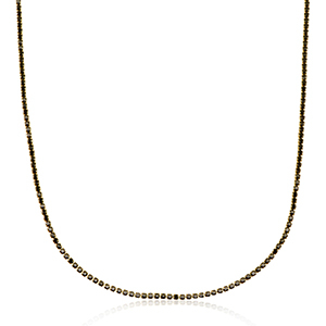 Roestvrij stalen (RVS) Stainless steel kettingen Goud-black