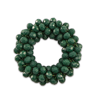Top facet hangers 32mm Dark green