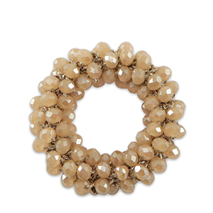 Top facet hangers 32mm Beige