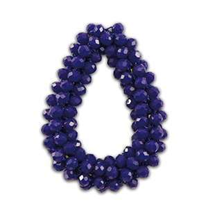 Top facet hangers druppel Dark blue