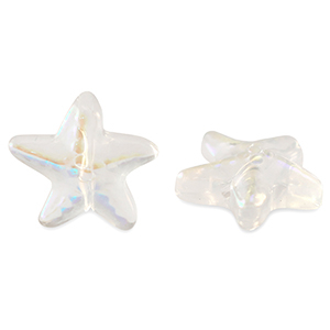 Glaskralen zeester Crystal AB