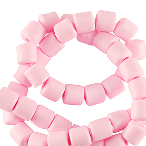 Polymeer kralen 6mm Light pink