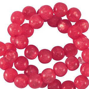 Polaris kralen rond 4 mm Mosso Pink blast