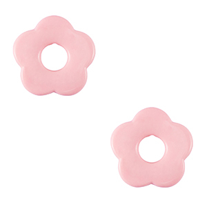 Acryl bedels bloem Light pink