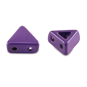Tile beads driehoek Grape purple