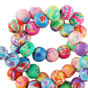 Polymeer kralen 6mm Multicolour