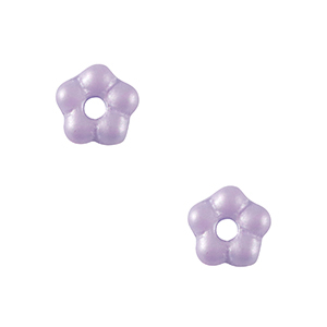 Czech kralen bloem 5mm Lilac