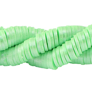 Katsuki kralen 6mm Green ash-pearl shine coating