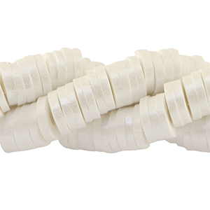 Katsuki kralen 6mm White-pearl shine coating