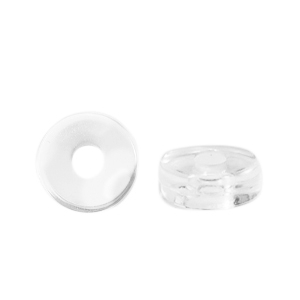Acryl kralen disc Transparent
