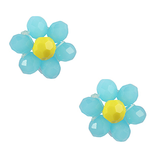 Top facet hangers bloem Sky blue-yellow