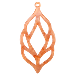 Resin hangers Coral red
