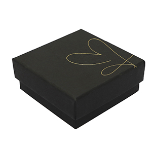 Sieraden (cadeau) doosje heart Black