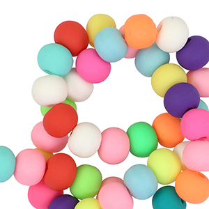 Polymeer kralen 6mm Multicolour