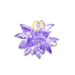 Zirkonia bedels bloem Purple